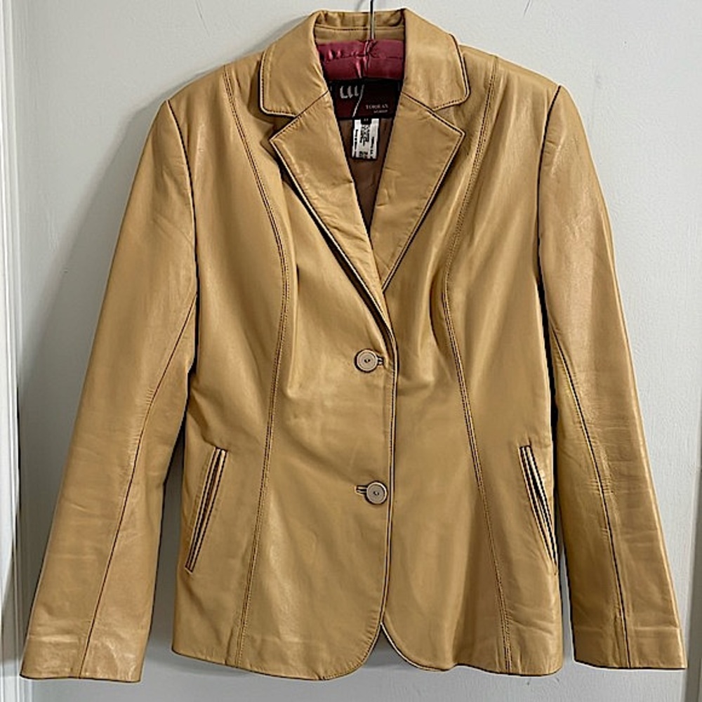Torras, Buttery Soft Leather Blazer, Made in Spain